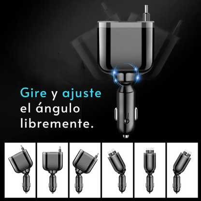 Cargador Adaptador de Carro 5 en 1